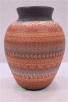 NATIVE AMERICAN NAVAJO CEDAR MESA POTTERY SIGNED