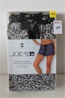 2PACK JOE'S LOUNGE WOMENS SHORTS SIZE SMALL