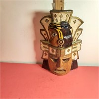 Wooden South American mask