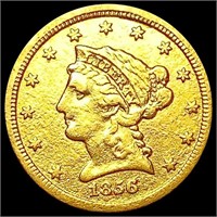 1856-O $2.50 Gold Quarter Eagle LIGHTLY