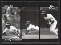 2023 Topps Rickey Henderson Oakland A's Black & Wh