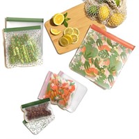14-Pc Ello Reusable Food Storage Bags