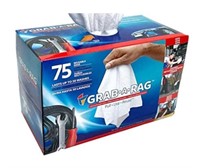 Grab-a-Rag Washable Microfibre Rags, 75-Count
