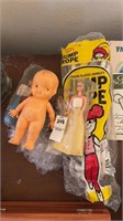 Vintage dolls, jump ropes, etc.