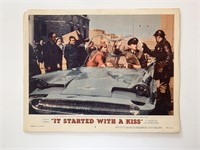 It Started with a Kiss original 1959 vintage lobby