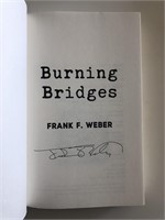 Burning Bridges Frank F. Weber signed book