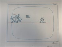Scooby Doo original artwork for animation cel