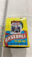 1986 Topps baseball the real one bubble gum cards