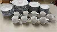 Fifty-seven Pcs. of Country Basket China
