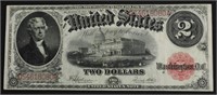 1917 2 $ US LEGAL TENDER   XF