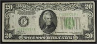 1934 20 $ FEDERAL RESERVE NOTE VF
