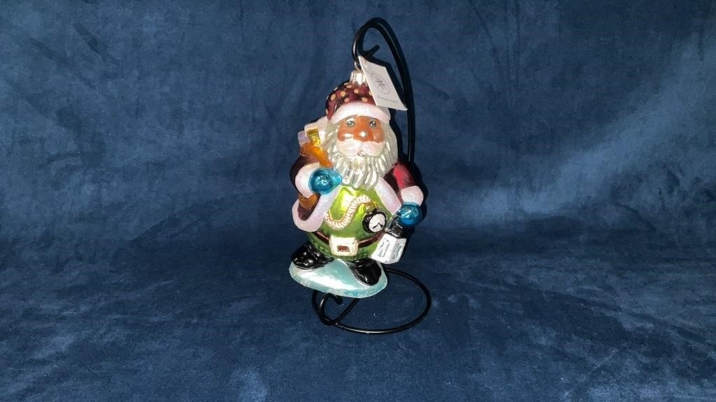 Christopher Radko Night Watch Santa Ornament