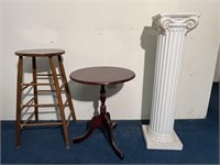 2-stools & Plant Stand