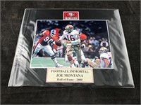 Joe Montana 8 X 10 Signed Matted Photo With COA