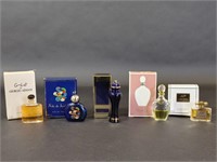 Five Sample Size Perfume Bottles in Box