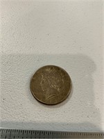 silver 1926- S liberty peace dollar
