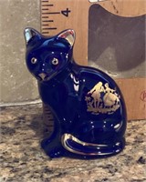 Limoges porcelain cat