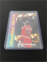Michael Jordan Checklist Card - Upper Deck