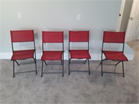 Red Patio Folding Chairs