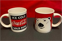 X2 Coca Cola Mugs