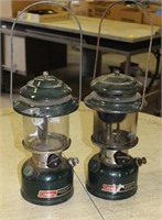 2 coleman lanterns1970's