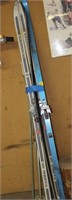 large lot of vintage cross country skis