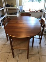 Mid-Century  dining table & chairs by BRDR FURBO