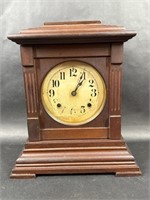 Vintage Ansonia Wood Pendulum Mantle Clock
