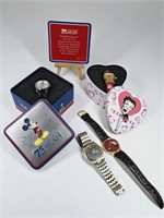 Watches: Betty Boop, Mickey Mouse 75th Anniversary