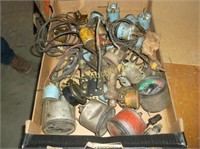 Large flat of used guages