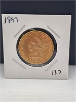 1897 $10 Gold Liberty