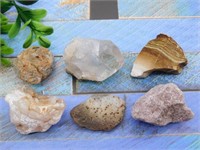 MIXED LOT ROCK STONE LAPIDARY SPECIMEN