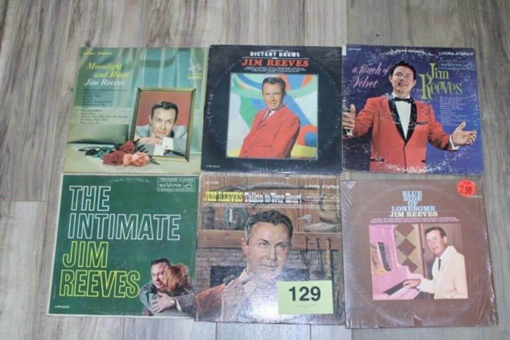 SIX JIM REEVES ALBUMS