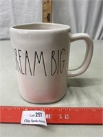 Rae Dunn Coffee Mug "Dream Big"