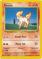 1999 Pokemon Base Set Unlimited Ponyta #60