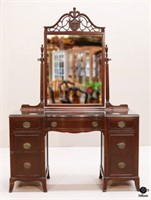 Mahogany Vanity w/Mirror