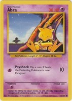 ABRA - 43/102 - Base Set - Pokemon Card -109/132