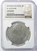 SPANISH COLONIAL 8 REALES NGC GENUINE
