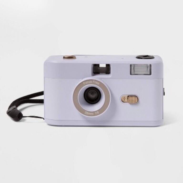 35MM Camera W/ Built-In Flash - heyday Purple