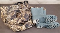 Pair of Rustic Ridge Chest Waders. Sz 8 Boot