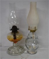 Two Vintage Oil Lamps