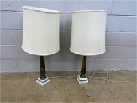 (2) Decorative Ornate Table Lamps