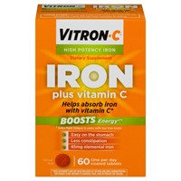 Vitron-C Iron Supplement  Once Daily  High Potency