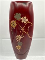 Occupied Japan laquerware vase