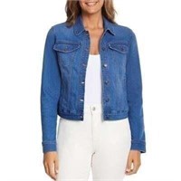 Social Standard Ladies Classic Denim Jacket - L