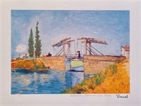 Van Gogh LANGLOIS BRIDGE Estate Signed Limited Edi
