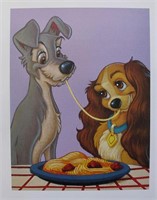 Lady and the Tramp Lithograph