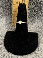 14k Gold 1/3 Carat Ladies Diamond Solitare Ring