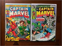 Marvel Comics 2 piece Captain Marvel 24 & 61