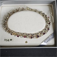 Vintage Worthington Austrian Crystal Bracelet in